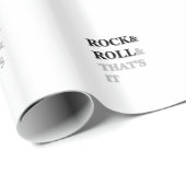 Rock en Roll en dat is het Cadeaupapier (Rol Hoek)