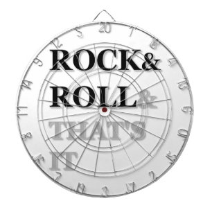 Rock en Roll en dat is het Dartbord
