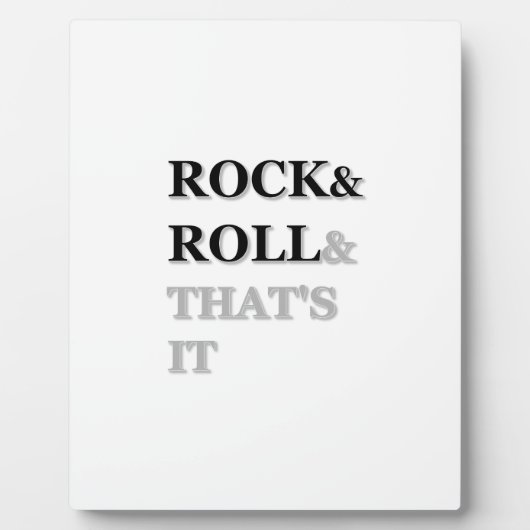 Rock en Roll en dat is het Fotoplaat (Voorkant)