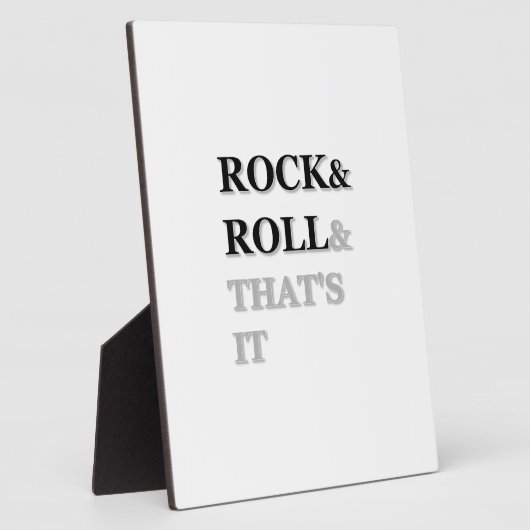 Rock en Roll en dat is het Fotoplaat (Zijkant)