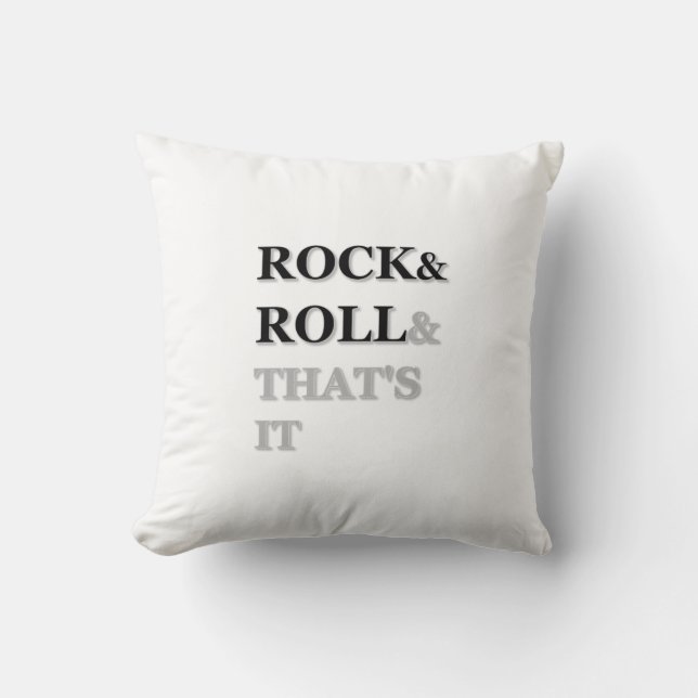 Rock en Roll en dat is het Kussen (Voorkant)
