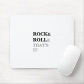 Rock en Roll en dat is het Muismat (Met muis)