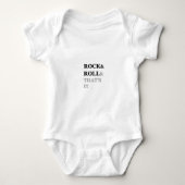 Rock en Roll en dat is het Romper (Voorkant)
