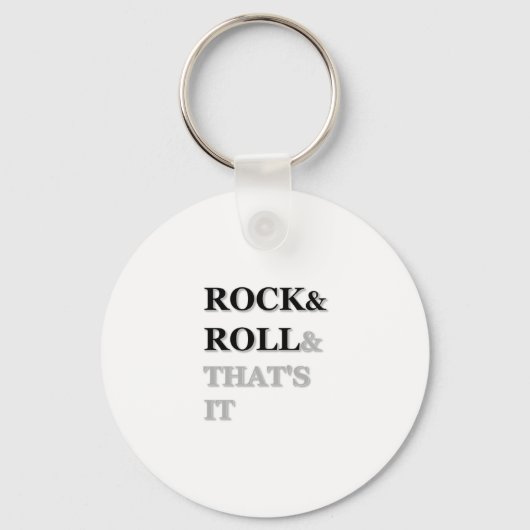 Rock en Roll en dat is het Sleutelhanger (Voorkant)