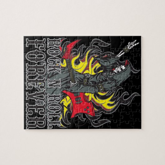 Rock en Roll Forever Jigzaag Puzzle Legpuzzel (Horizontaal)