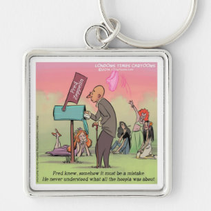 Rock en Roll Fred Funny Sleutelhanger