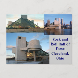 Rock en Roll Hall of Fame Cleveland, Ohio Briefkaart