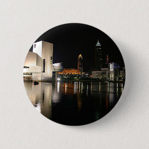 Rock en Roll Hall of Fame Cleveland Ohio Ronde Button 5,7 Cm