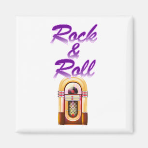 Rock en Roll Jukebox Magneet