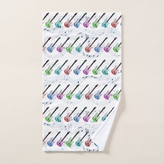 Rock- en Roll Music-handdoekset Bad Handdoek (Handdoek)