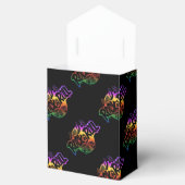 Rock- en Roll Rainbow Music Pattern-voordeelbox Bedankdoosjes (Geopend)