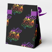 Rock- en Roll Rainbow Music Pattern-voordeelbox Bedankdoosjes (Achterkant)