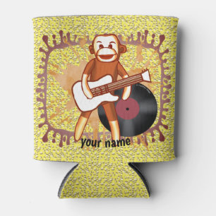 Rock en Roll Sock Monkey Blikjeskoeler