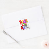 Rock en Roll Sticker (Envelop)