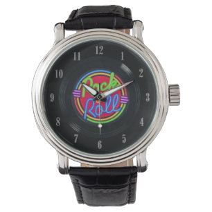 Rock en Roll  Vinyl Record Wrist Watch 2 Horloge