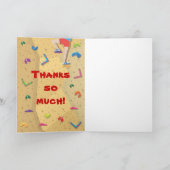 Rock Escalade Party Merci Notes (Intérieur)