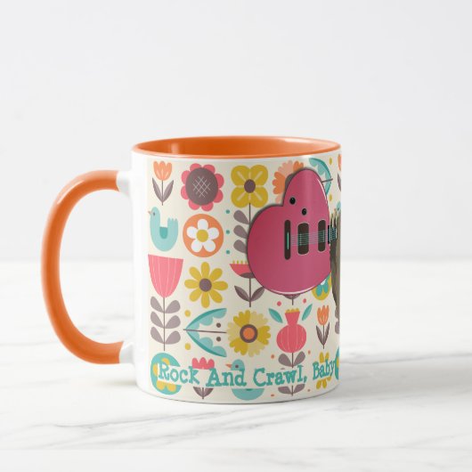 Rock Et Crawl, Bébé Mug (Gauche)