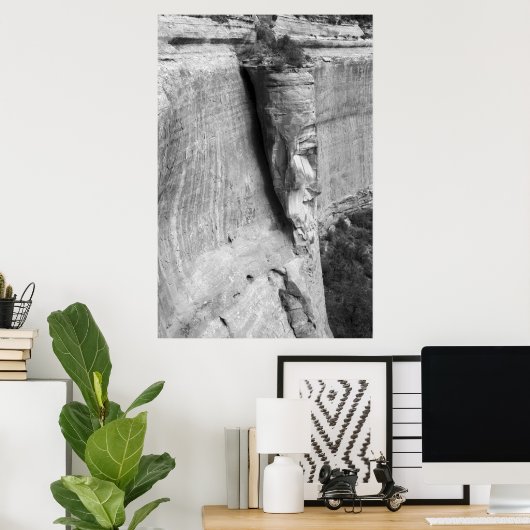 Rock Face Poster (Thuiskantoor)