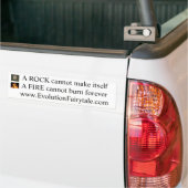 Rock & Fire met website Bumpersticker (Op Truck)