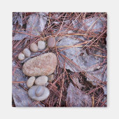 Rock Footprint Magneet (Voorkant)