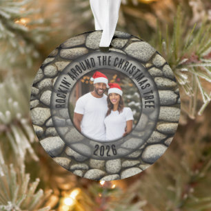 Rock Garden "Rockin' Around the Christmas Tree" Ornament