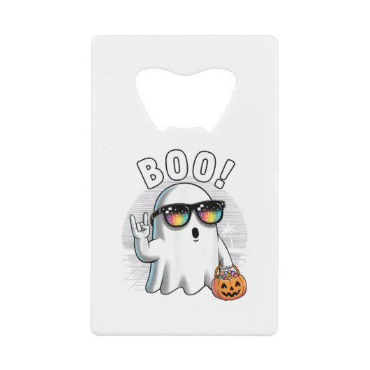 Rock Ghost Retro Halloween Citrouille Funny Boo (Devant)
