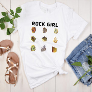 Rock Girl Funny  Rock & Crystal T-shirt