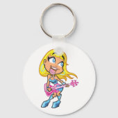 Rock Girl Sleutelhanger (Voorkant)