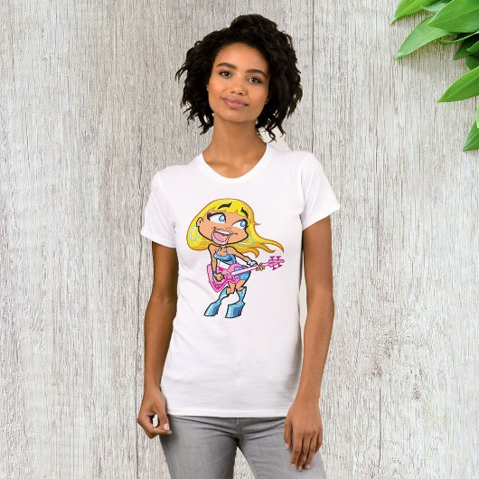 Rock Girl Womens T-Shirt