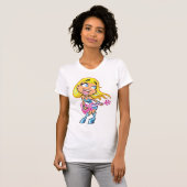 Rock Girl Womens T-Shirt (Voorkant volledig)