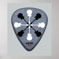 Rock Gitaar Muziek kunst voor de muur