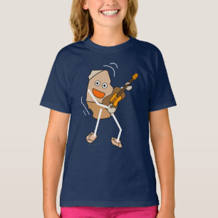 Rock Gitaar Wit T-shirt
