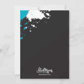 Rock, Grunge, Punk, Boy Party Invitation (Dos)