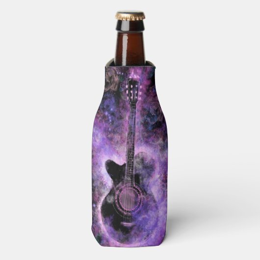 Rock Guitar Bottle Cooler Rock N Roll Music Party (Fles Voorkant)