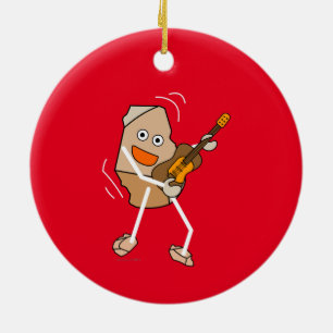 Rock Guitar Keramisch Ornament