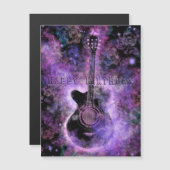 Rock Guitar Music Birthday Kaart (Voorkant / Achterkant)