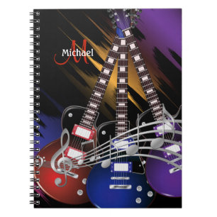 Rock Guitar Music - Personaliseren Notitieboek