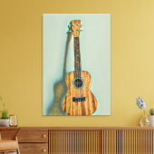 Rock guitar player canvas afdruk (Insitu (Woonkamer))