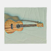 Rock guitar player fleece deken (Voorkant (Horizontaal))