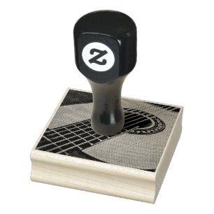 Rock guitar player 	rubberstempel