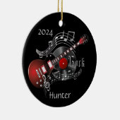 Rock Guitar 🎸-Red Keramisch Ornament (Rechts)