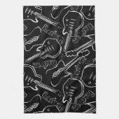 Rock guitar theedoek (Verticaal)