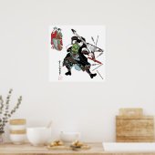 Rock Guitare Samurai - Poster de Guitare (Cuisine)