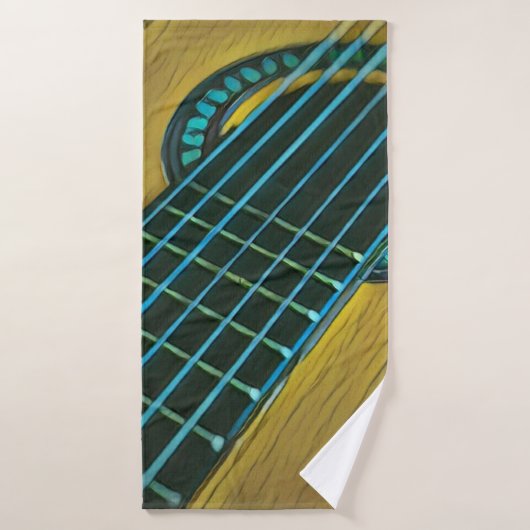Rock guitariste (Serviette de bain)