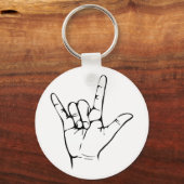 rock hand sleutelhanger (Voorkant)