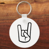 Rock Hand-teken Sleutelhanger (Voorkant)
