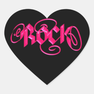 Rock Hart Sticker