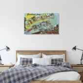 Rock-Herfsten - grote letterscènes Canvas Afdruk (Insitu (Slaapkamer))