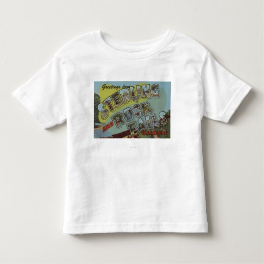 Rock-Herfsten - grote letterscènes Kinder Shirts (Voorkant)