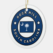 Rock Hill South Carolina Keramisch Ornament (Links)